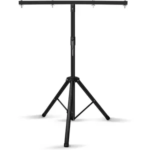 Light Stand, DJ Light Stand for Par Lights, Protable Light Stand Tripod, Lightweight Metal DJ Light Stand with Crossbar, Stage Light Stand for Stage, Bar, Banquet, Party (39-70 In)