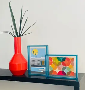 Levitate Acrylic Shadow Box Frame - 8 x 10 - Blue