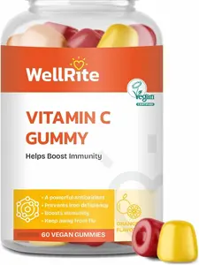 Vitamin C Gummy Vitamins , 60 Count, Orange Flavored Healthcare Fitness