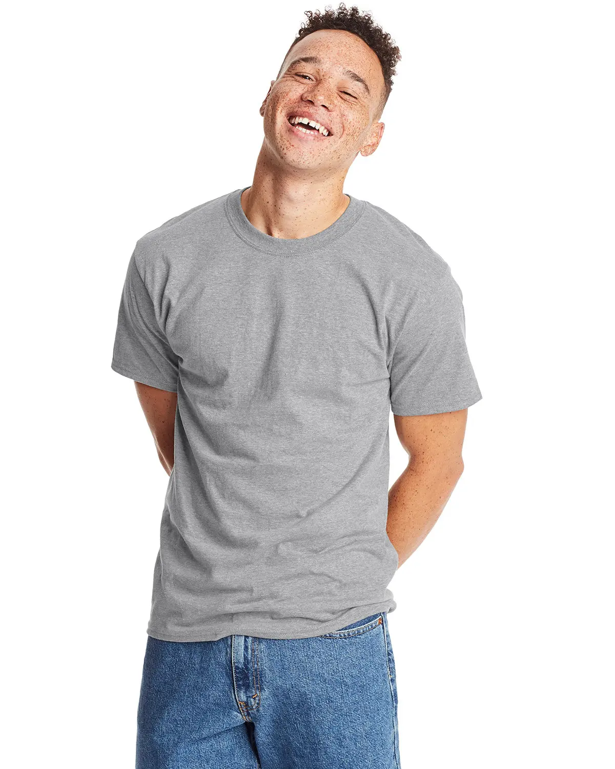 Hanes Unisex Beefy-T Shirt – Heavyweight Cotton Crewneck Tee, Classic Casual Top, Plain Everyday T-Shirt for Custom Printing