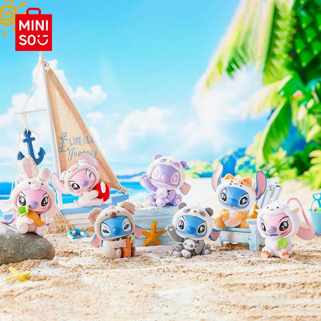 Disney Lilo & Stitch Animal Outfits Party Surprise Blind Box Figure - Blind Bag Collectible, Random Styles, Display Decor, Toy Collector Lifestyle Item, Ideal Birthday Gift for Stitch Fans, Back To School Item, Cute Collectible
