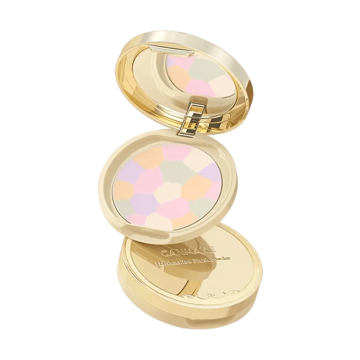 CANMAKE Tokyo Marshmallow Finish Powder - Oil Control, Long-Lasting Setting, 5 Shades, Soft Focus, Poreless, SPF19 PA++, #Abloom 01, Matte Finish, Award-Winning