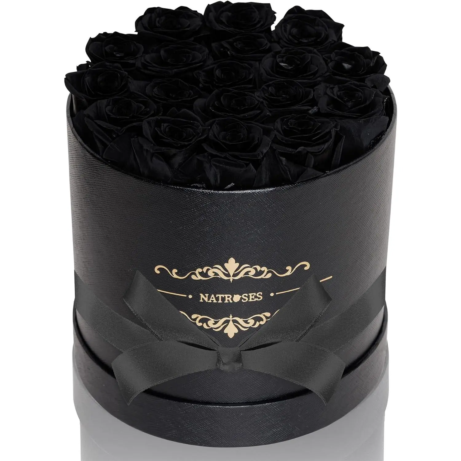 Black - Eternal Roses Preserved Flowers Gifts for Valentines Day