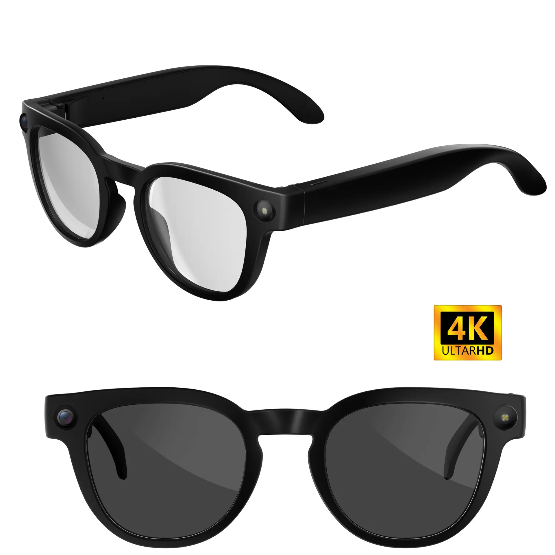 New MT3 AI Smart Glasses, 8MP Camera, Photo & Video Recording, Bluetooth Calling, ChatGPT & Translation Function