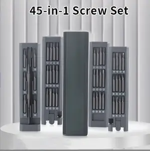 44 in 1 Precision Screwdriver Set, Professional Small Screwdriver Set with Metal Case, Magnetic Repair Tool Kit for Eyeglasses, Watch