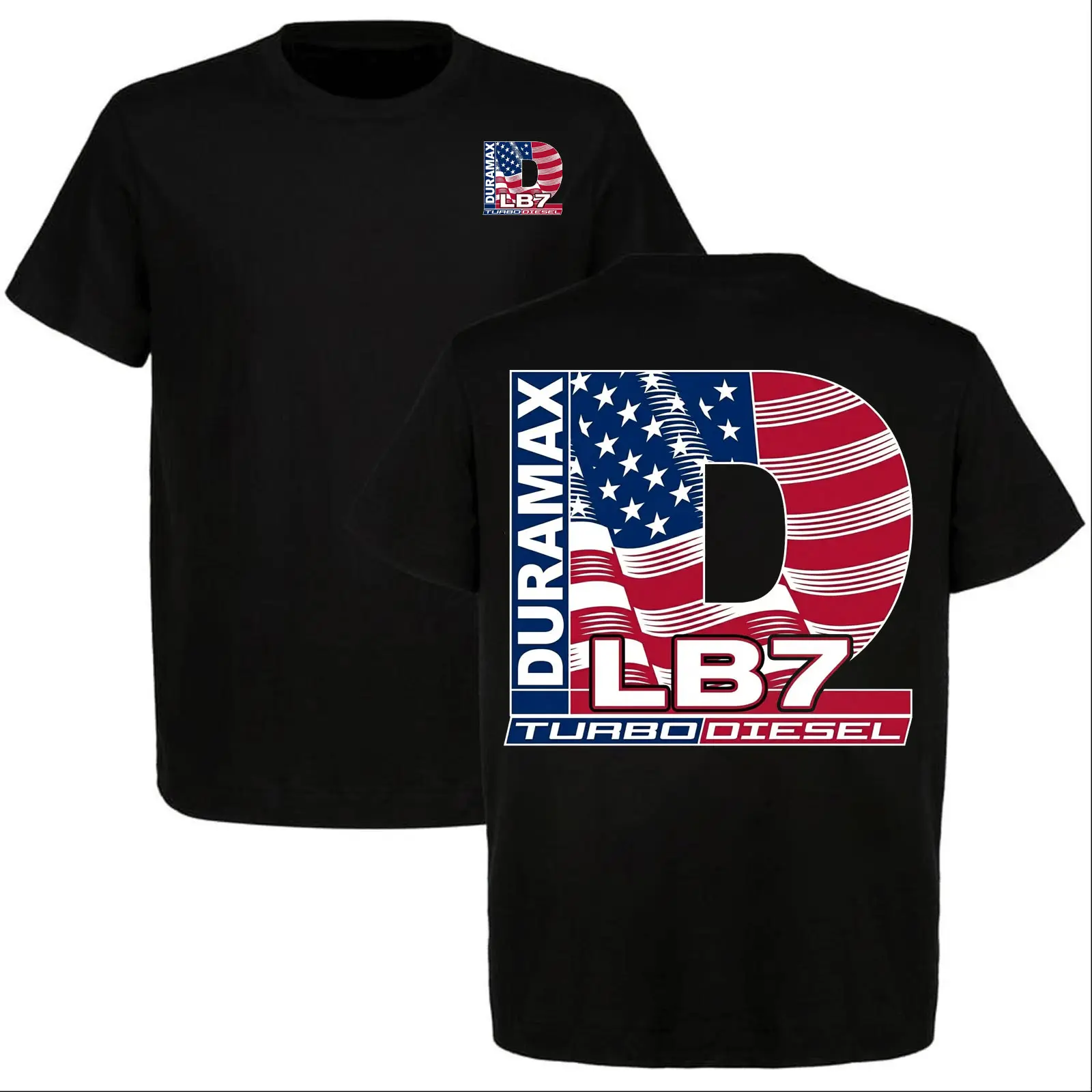 LB7 The Original Duramax T-Shirt, American Turbo Diesel Tee, Perfect Gift for Truck Drivers & Chevy HD Owners
