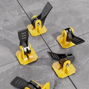 Tile Leveling System Tools Kit, Reusable Tile Leveler Adjuster Tool, Work Equipment for Men, Construction Tools, Ceramic Tile Horizontal Positioning Tools, Professional Masonry & Tiling Tool