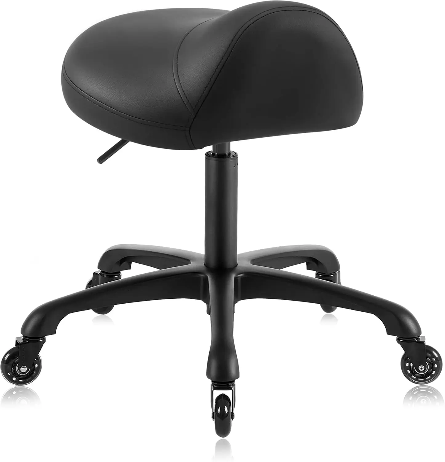 DR.LOMILOMIErgonomic Saddle Stool with Wheels, Adjustable Height Rolling Chair for Dental, Salon, Spa, Medical, Tattoo & Office, 250 lbs CapacityHaku 506