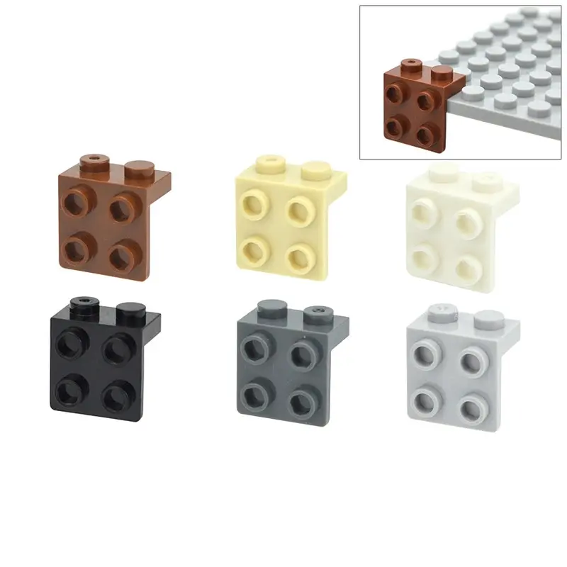 DIY Bricks Compatible Assembles Particles 21712 44728 1x2-2x2 Studs Building Blocks Parts DIY Educational Creative Toys For Kids