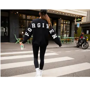 forgiven bold letter sweatshirt Pullover Womenswear Tops Crewneck Long Sleeve