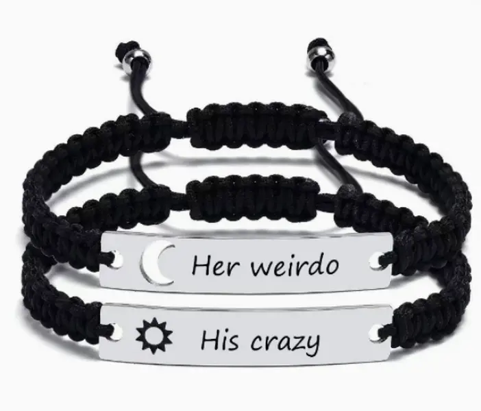 Matching Couples Bracelets for Women Men Long Distance Bracelets for Couples His Hers Bracelets Relationship Bracelets Anniversary Christmas Birthday Gifts