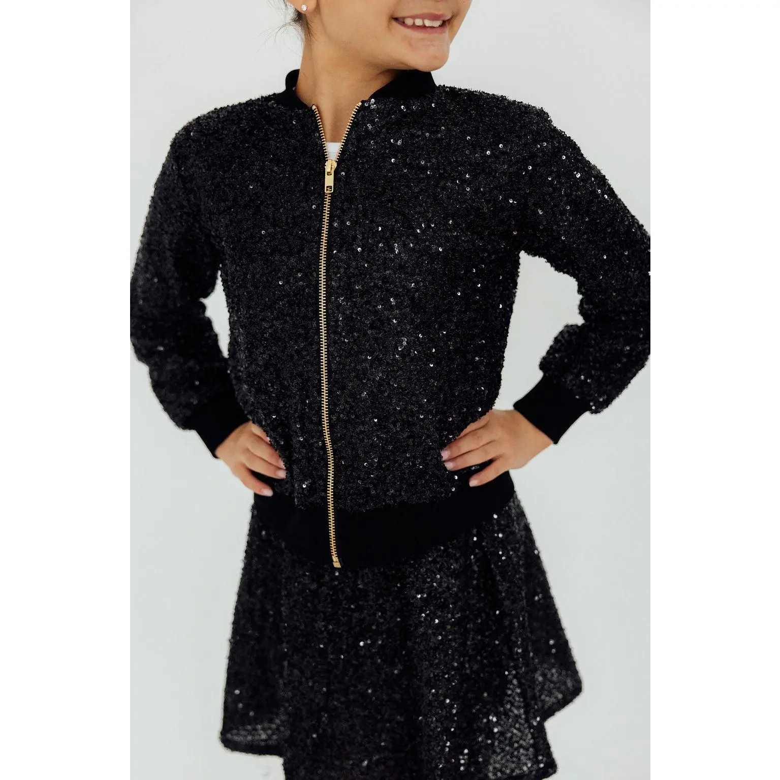 Black Sequin Jacket Black Sequin Jacket