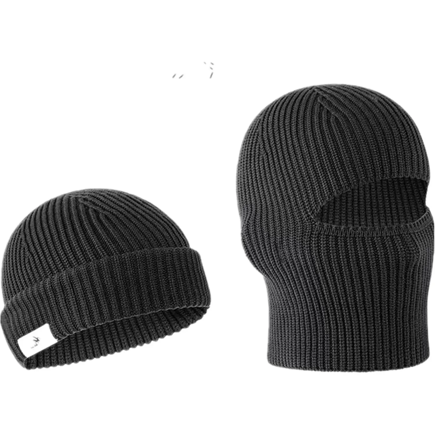 Balaclava Ski Mask Cold Weather Balaclava Mask Warm  Mask Balaclava and Beanie Hats for Men 2 in 1