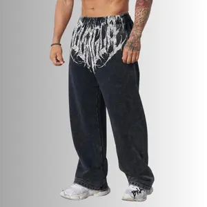 Gym Club Style Dark Wave Joggers – Stylish Workout Joggers for Men, Cozy Fit for Class & Gym, Viral Gift Idea for Boyfriends