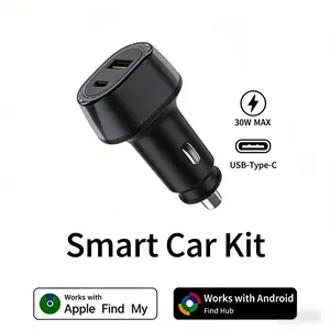 Car Charge GPS Locator Tracker 30w USB Phone Charger, High Speed Charger, Fast Charging Type C Qc3.0, Compatible with iPhone & Google Android Phones GPS Tracking, Super Fast Charger