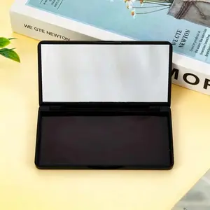 Compact Travel Magnetic Makeup Palette with Mirror, Empty Portable Case for Eyeshadow, Blush and Powder