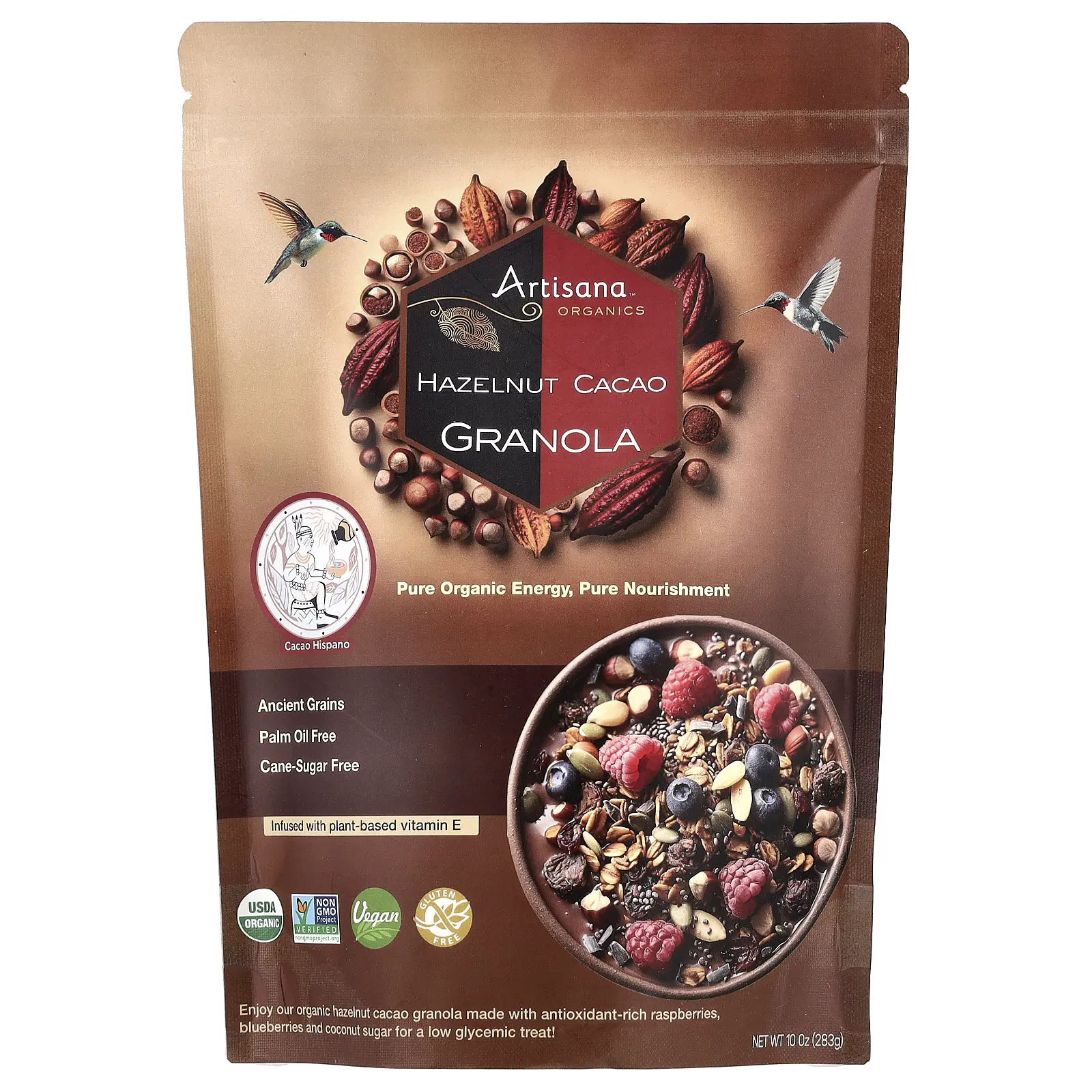 Artisana Organics, Hazelnut Cacao Granola, 10 oz (283 g) Artisana Organics, Hazelnut Cacao Granola, 10 oz (283 g)