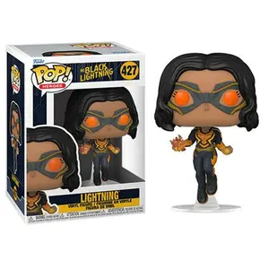 Funko Pop! Lightning Black Lightning 427 Vinyl Figure in PopShield Protector