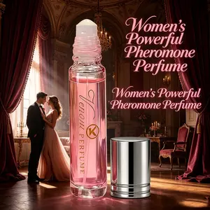 Women's Pheromone Roll-on Perfume, Infused with Pheromone Formula, Long Lasting Floral Fruity Scent, Specifically Designed for Him to Make Him Completely Addicted to You and Share a Wild & Wonderful Night Together, Perfect Holiday Gift 10ml