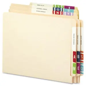 Smead SMD67171 Color Coded Label- A- 100-PK- Red, 10 Labels, Color-Coded Alphabetical Labels