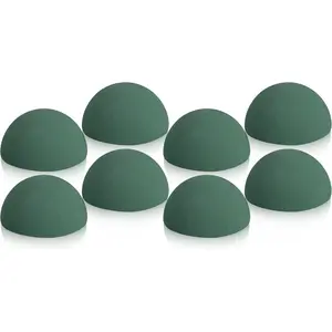 8 count Half Ball Floral Dry  Green Round  Block Dry Balls Large Flower Craft for Artificial  Bouquet Arrangement DIY Craft(5.51 x 2.75 Inches)