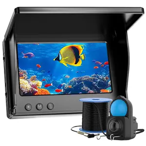 Fish Finder, Portable Underwater Fishing Camera with 4.3 Inch Screen, Infrared Night Vision, Waterproof Fish Finder for Ice Fishing and All Seasons, Fishing Equipment, Ideal Gift for Men & Anglers