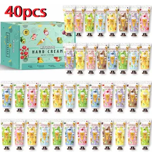 40pcs Moisturizing Hand Cream Set, Fruit Scented Hand Lotion Gift Box, Smooth Skin Care, Travel Kit, Valentine's Day, Thanksgiving, Mother's Day Gifts