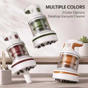 Perfect White Elephant Gift! Mini Desk Vacuum Cordless Crumb Sweeper, Cool Gadget Gift for Coworkers & Friends, USB Rechargeable Practical Party Favor