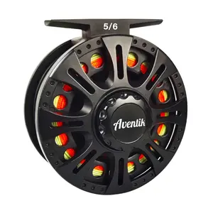 Aventik Fly Fishing Reel 3/4/5/6/7/8/9 Pre-Loaded Fly Reel with Line Combo (HVCE 5/6 Kit)