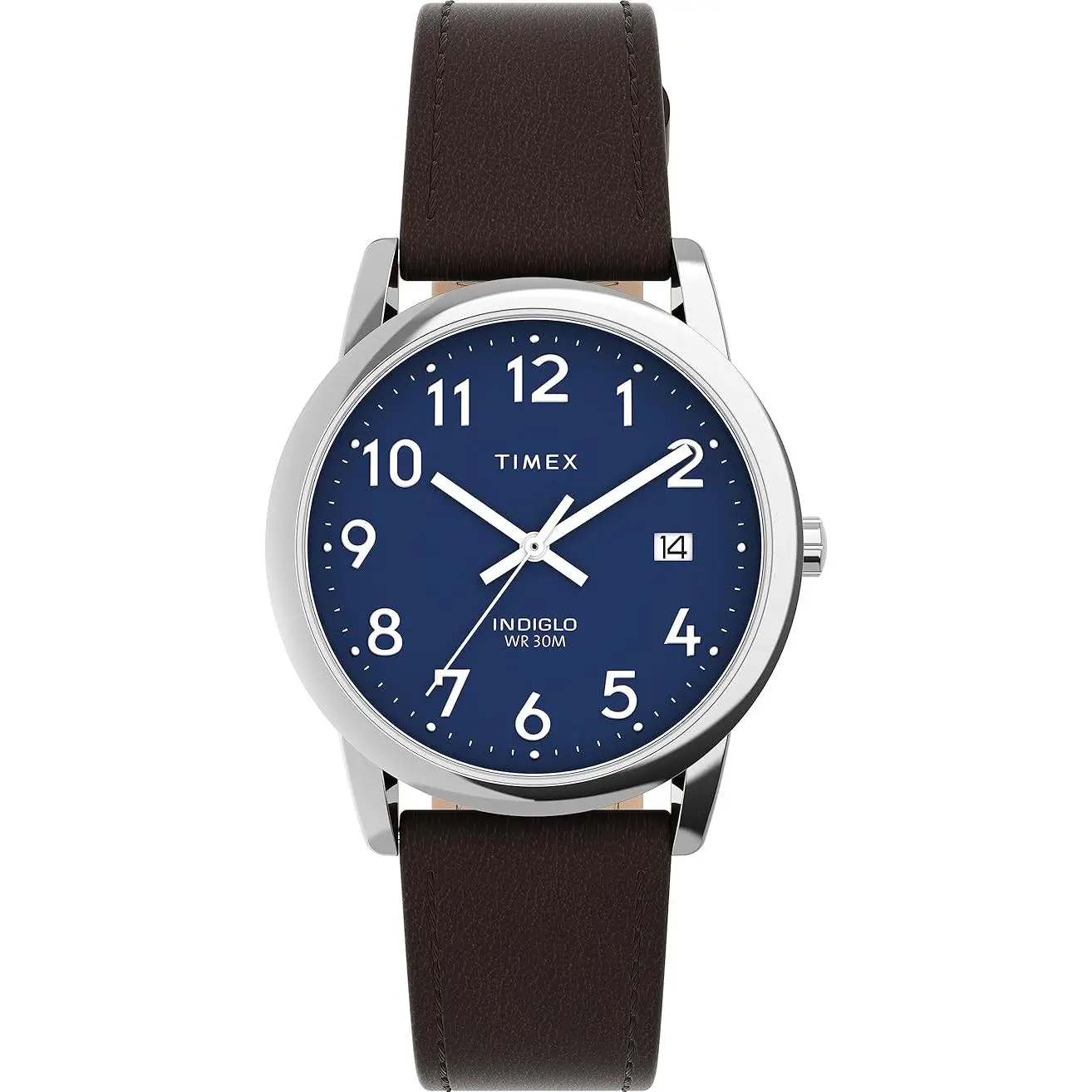 Timex Easy Reader 35mm Leather Unisex Watch TW2V75200