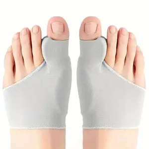 Enhanced Toe Separator Foot Care Kit, Lycra Big Toe Spreader, Hallux Valgus Corrector, Foot Arch Support, Pair of Foot Correction Sleeves, Foot Care Product