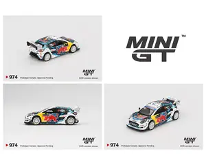 Mini GT 1:64 Ford Puma Rally1 #13 M-Sport Ford WRT 2024 Rally Monte Carlo