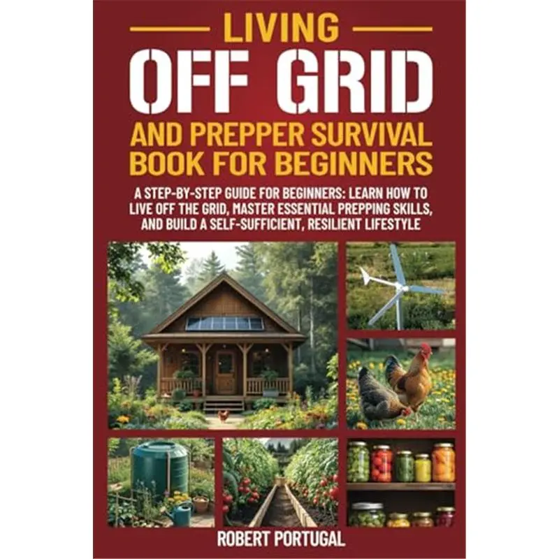 LIVING OFF GRID AND PREPPER SURVIVAL GUIDE FOR BEGINNERS: LEARN HOW TO LIVE OFF GRID, MASTER ESSENTIAL PREPPING SKILLS, & BUILD A SELF-SUFFICIENT, RESILIENT LIFESTYLE Paperback