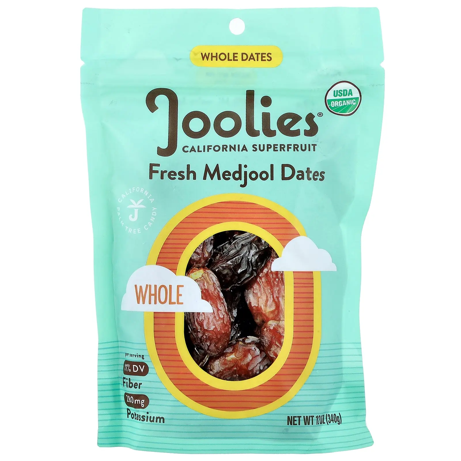 Joolies Fresh Medjool Dates, Whole, 12 oz (340 g)