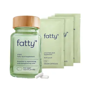 Fatty15 C15:0 Pentadecanoic Acid Supplement - 90 Vegan Capsules Fatty15 C15:0 Pentadecanoic Acid Supplement - 90 Vegan Capsules