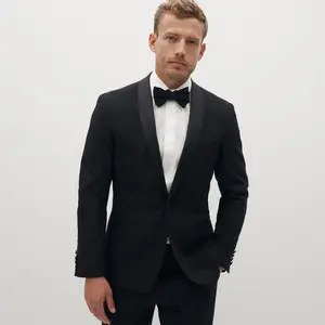 Men's Shawl Lapel Black Tuxedo Jacket