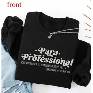 Paraprofessional Short Sleeve Sweatshirt, Para Teacher Assistant Sweatshirt, Teacher Aide, Chaos Coordinator Sweatshirt