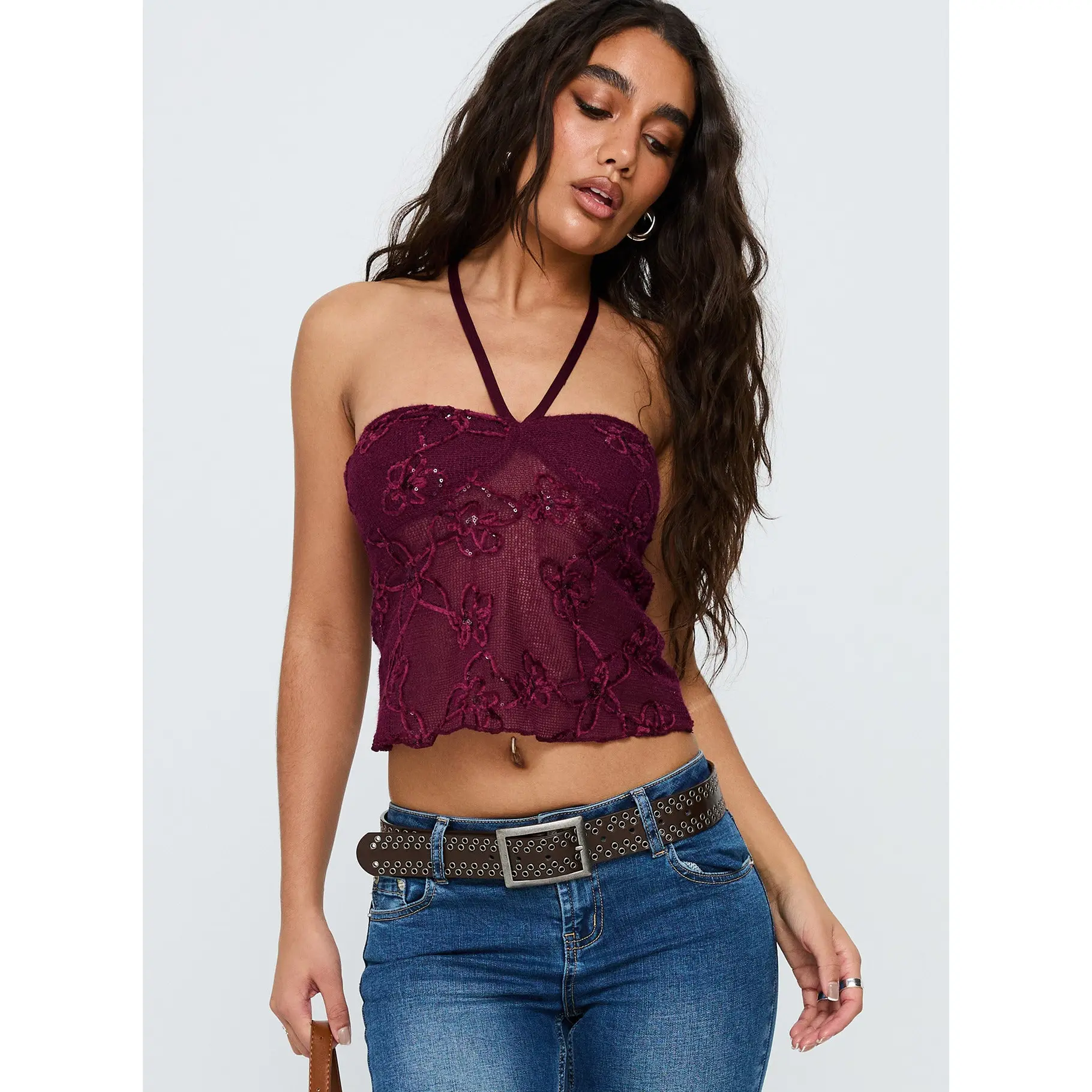 Ruwi Top Burgundy