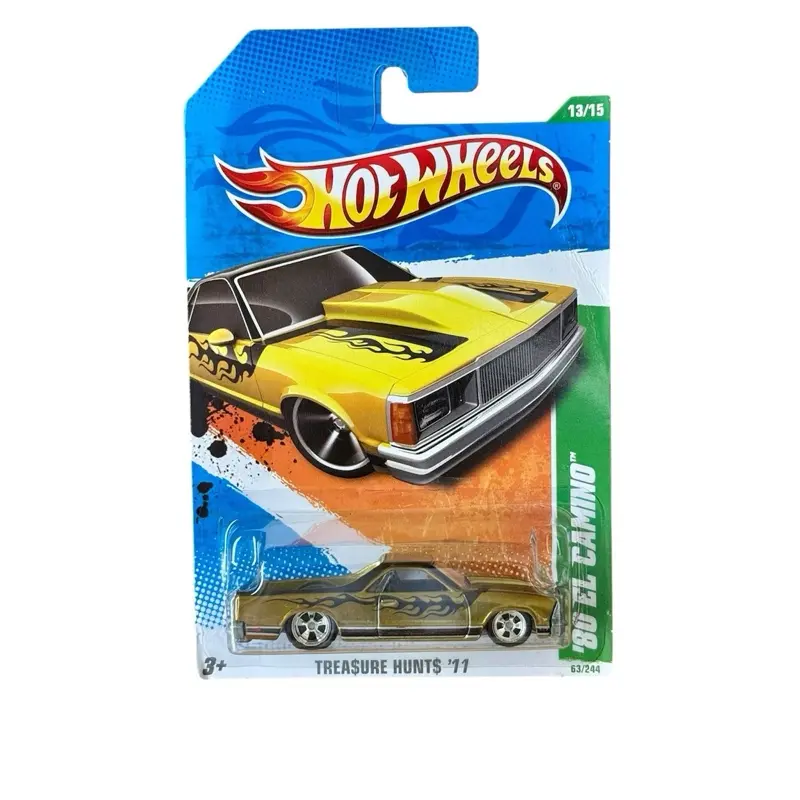 Hot Wheels ‘80 El Camino Super Treasure Hunts ‘11 1:64 Diecast Car STH Real Riders