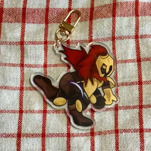Minecraft D3rlord inspired Acrylic Keychain/Keyring