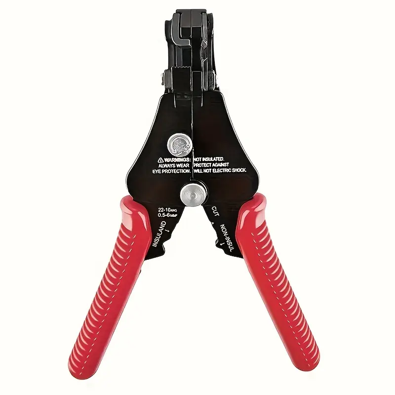 Heavy-Duty Metal Automatic Wire Stripping Pliers - Wire Stripping Machine, Hand Tools with Crimping, Cable Cutting, Ergonomic Design, Durable Hardware for Electrical Repair, DIY Wiring (Home Supplies, Party Gift) summerwins,