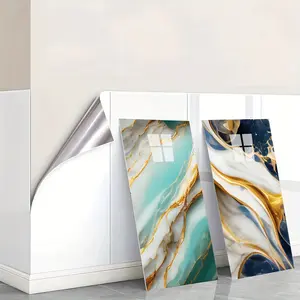 12/24pcs Self-adhesive Tile Stickers Thickened, Simple Luxury DIY Instantly Peel and Stick High-end Foam Wall Panels, Removable, Waterproof Cleanable Cuttable, Vinyl & PE Tiles, Suitable for Kitchen, Bathroom, Living Room Renovat