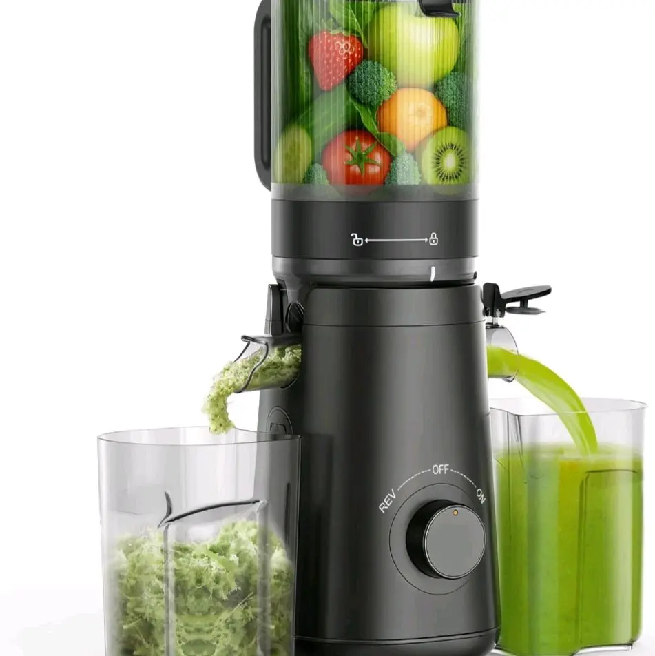 SMALLHOO Juicer Machine, Electric Centrifugal Juicer for Fresh Fruit and Vegetable Juice Extraction
