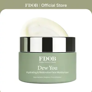 FDOB Dew You Hydrating & Restorative Face Moisturizer – Deep Hydration, Brightens & Restores with Squalane, Niacinamide & Collagen, 1.7 oz