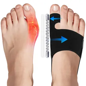 2 Pack Bunion Corrector for Women & Men, Adjustable Breathable Splint Hallux Valgus Pain Relief, Day Night Use Left/Right Feet