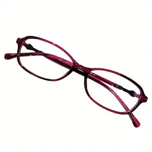 Makeup-Free Glasses Unisex Flat-Lens Frames for Large Faces with Precise Fit Exquisite Look Without Makeup