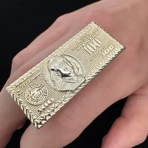 Gold Textured Two Finger Ring  Men| Bold Hip Hop Statement Knuckle  Unisex Cubic Zirconia Set Retro Polarized Square Sunglasses Men Diamond San Judas  Rope Stainless Steel Ear Gauges Stretching Kit Necklace