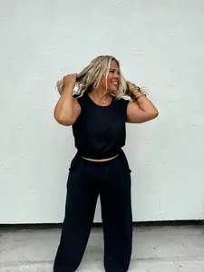 Jessica Sleeveless Top OR Wide Leg Pants