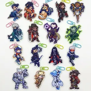 Overwatch acrylic keychain, perfect for bags, keys, or gifts.