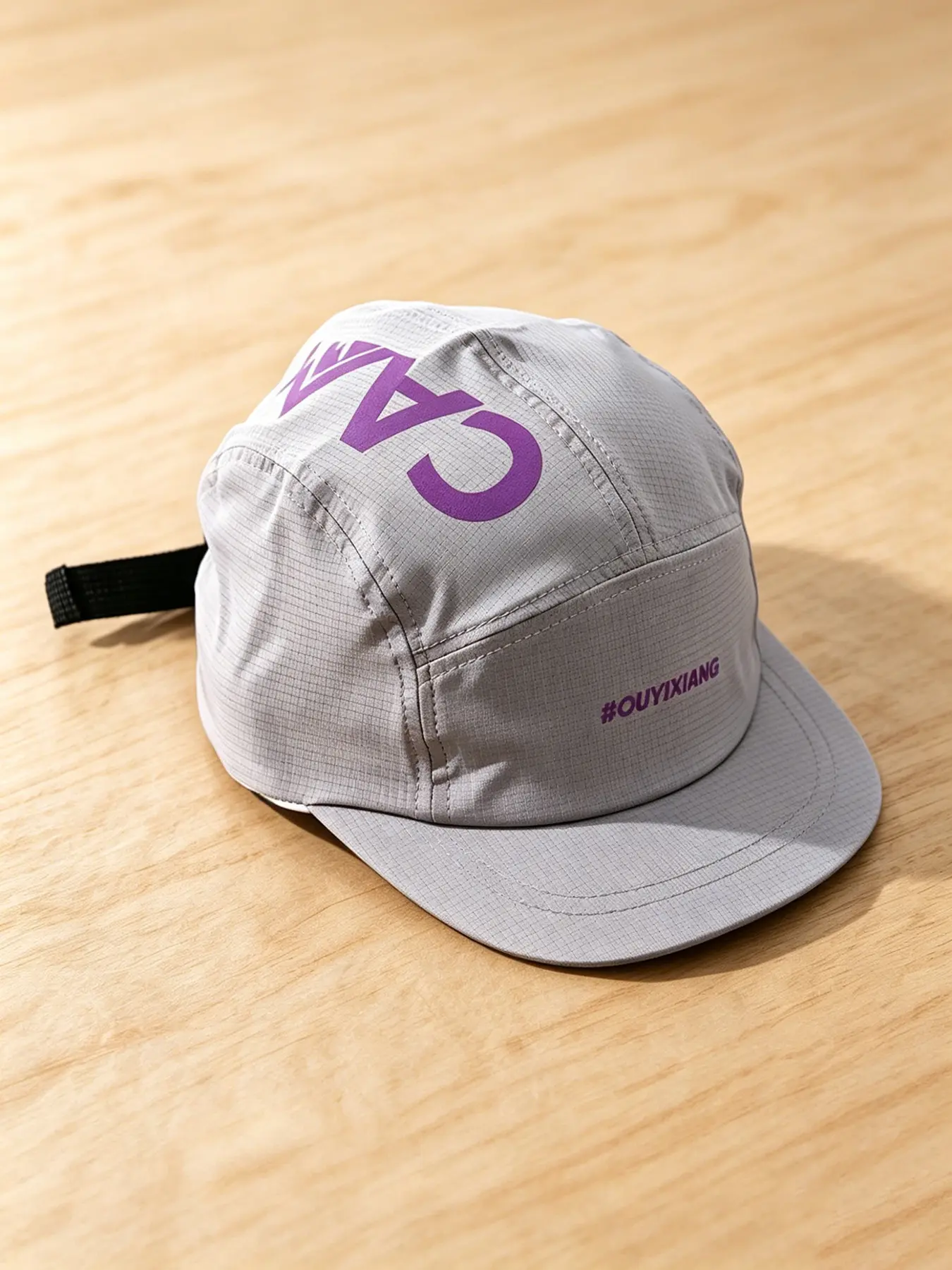 Korean Trend Macaron Color Baseball Hat, Summer Waterproof Quick-Dry Print Thin Sunshade Flat Brim Hat, Fashionable and Fresh Design, Flat Bill Cap